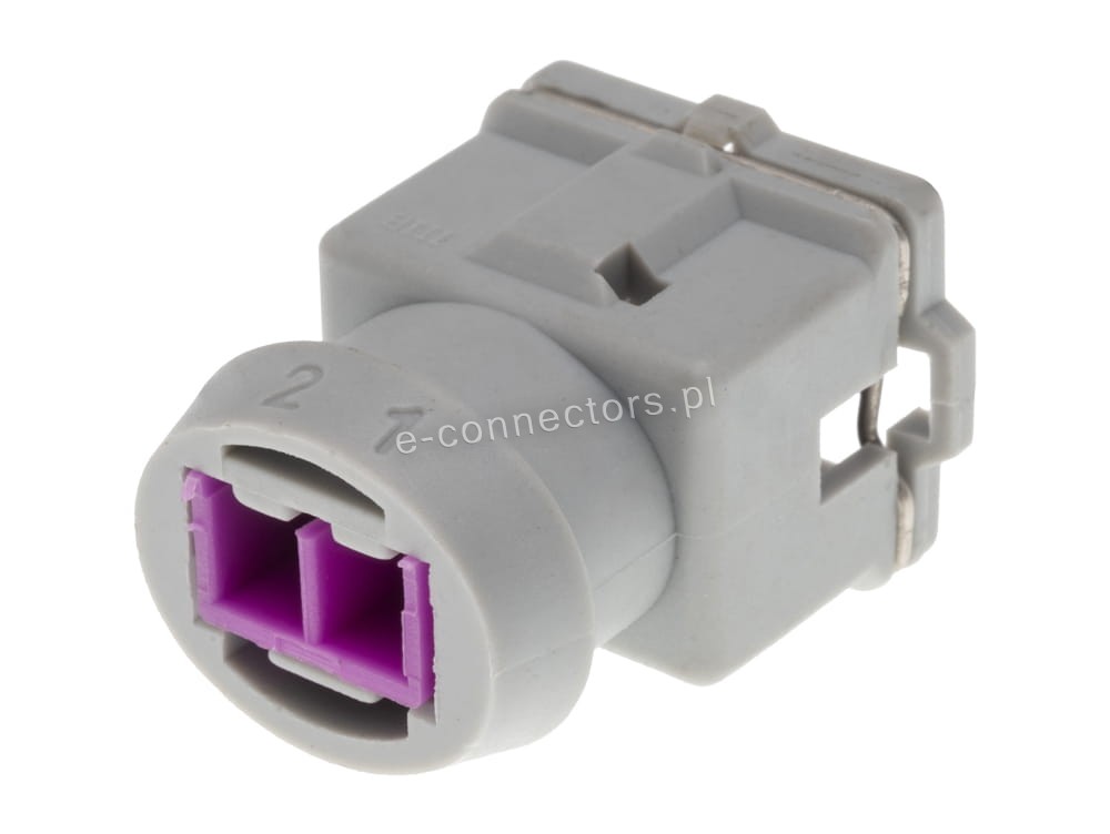 Wtyczka 2 pin szara