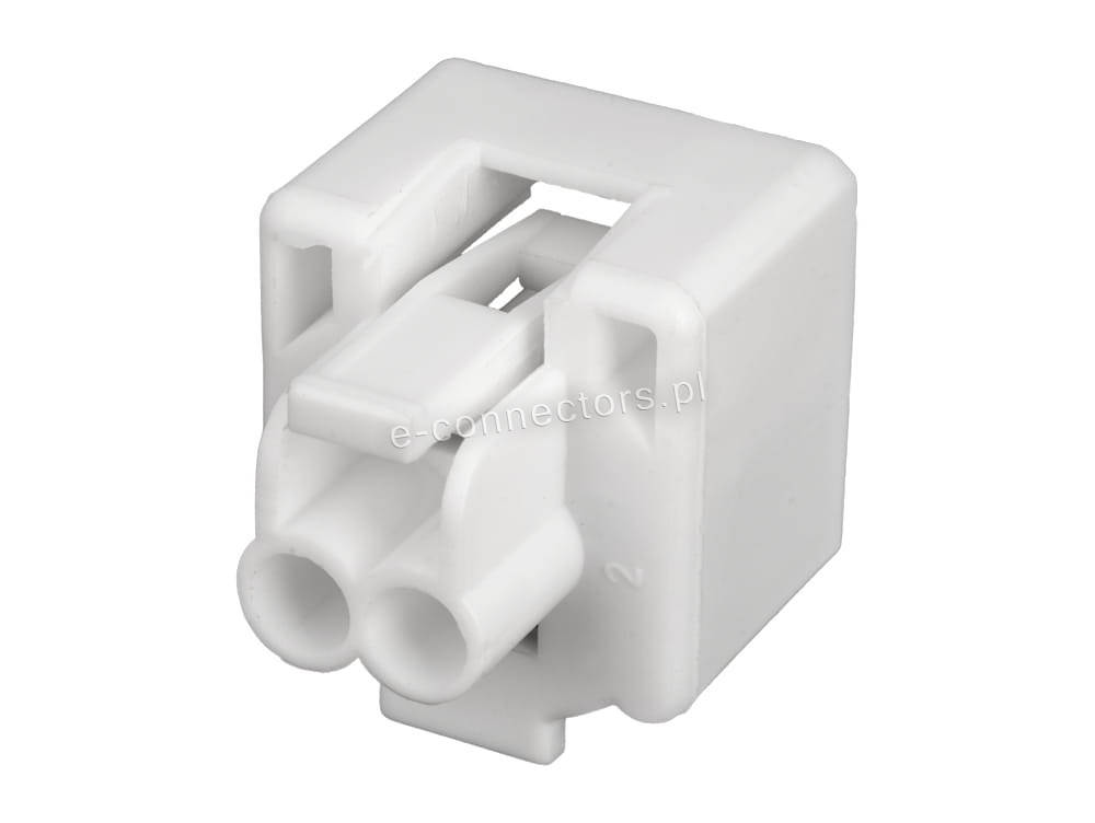 Wtyczka 2 pin biała