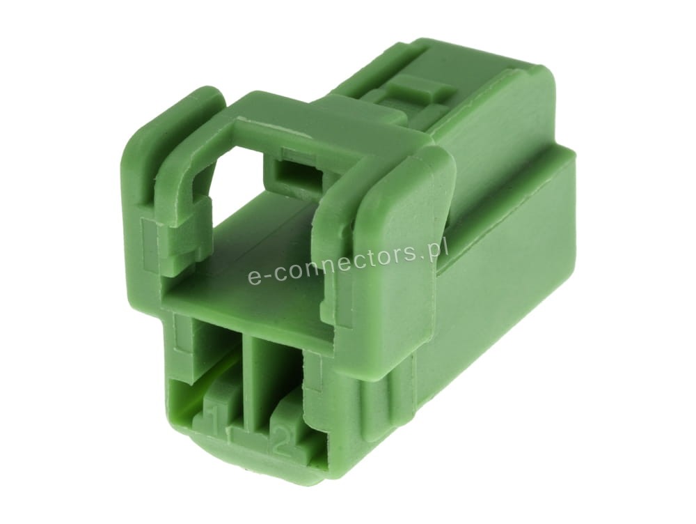 Wtyczka 2 pin zielona