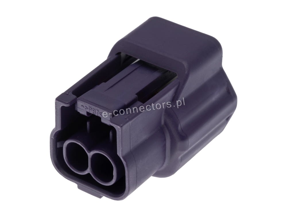 Wtyczka 2 pin fioletowa