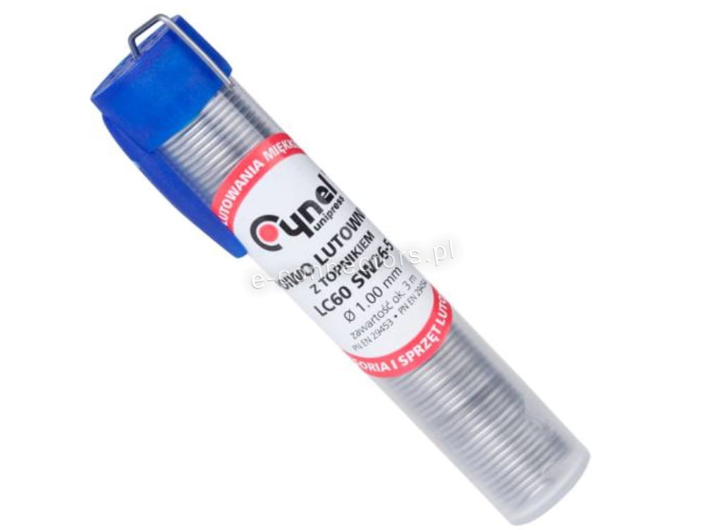 Spoiwo lutownicze z topnikiem 16g/1mm