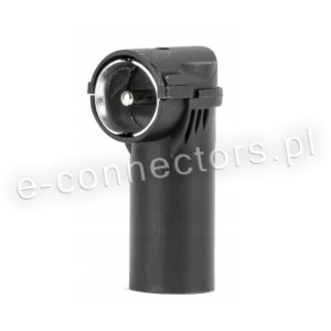 Adapter Antenowy DIN (f) - ISO (m) 90°