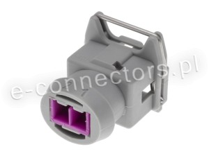 Wtyczka 2 pin szara (zamiennik)