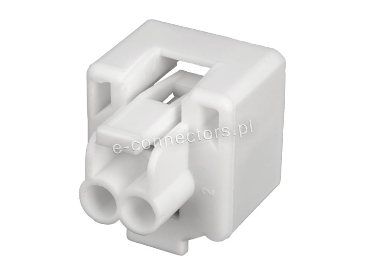 Wtyczka 2 pin biała