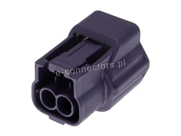 Wtyczka 2 pin fioletowa
