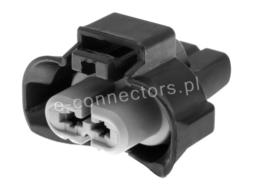 Wtyczka 2 pin czarna