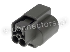 Wtyczka 2 pin szara (zamiennik)