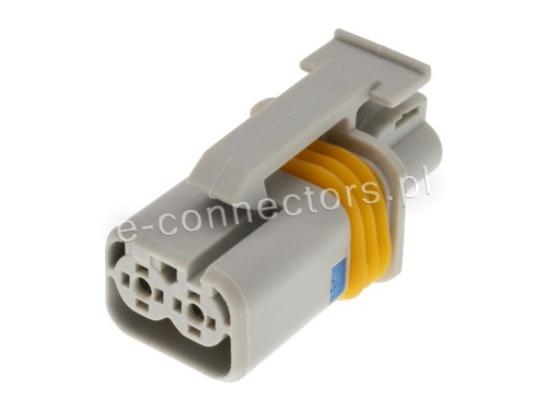 Wtyczka 2 pin szara