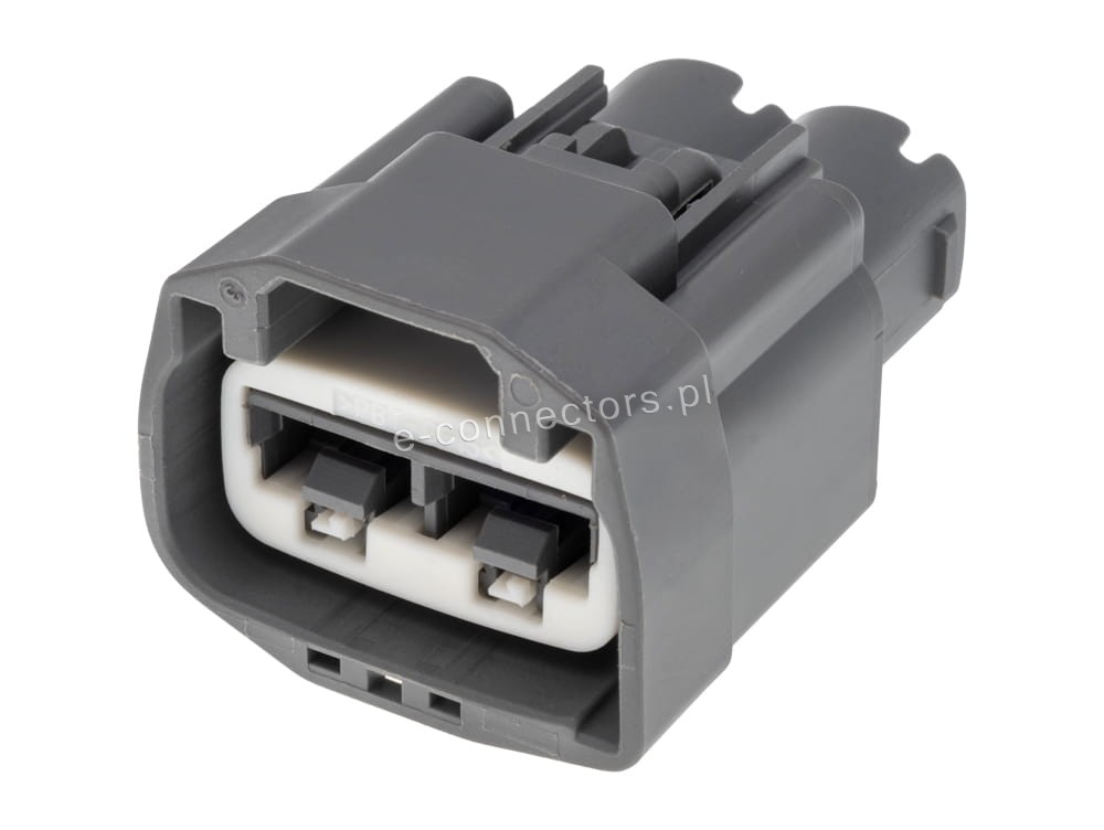 Wtyczka 2 pin szara
