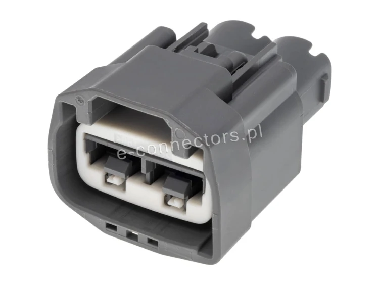 Wtyczka 2 pin szara