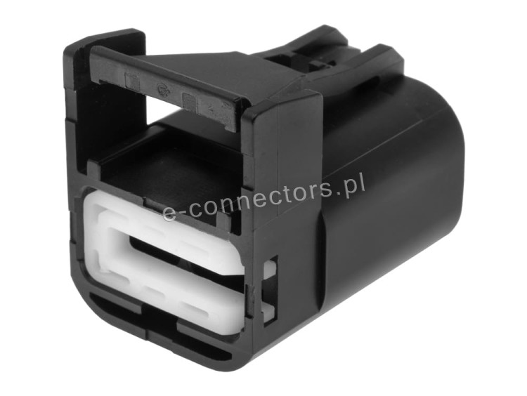 Wtyczka 2 pin czarna (zamiennik)