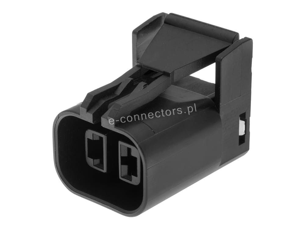 Wtyczka 2 pin czarna (zamiennik)