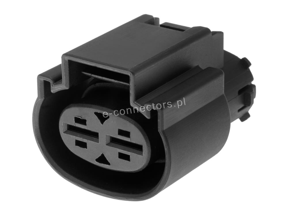 Wtyczka 2 pin czarna (zamiennik)