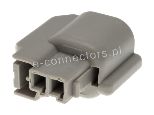 Wtyczka 2 pin szara