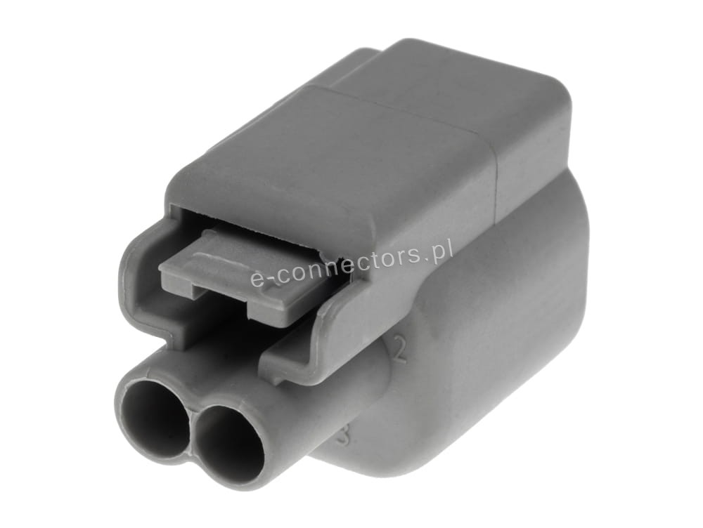 Wtyczka 2 pin szara