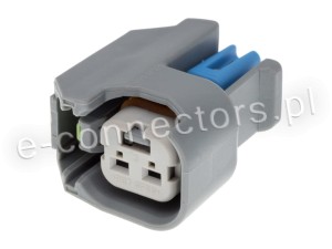 Wtyczka 2 pin szara (zamiennik)