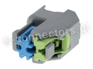 Wtyczka 2 pin szara (zamiennik)