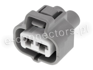 Wtyczka 2 pin szara (zamiennik)
