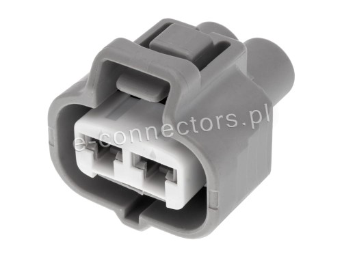 Wtyczka 2 pin szara