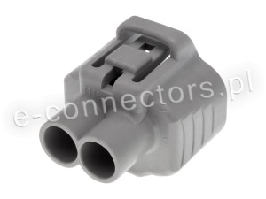Wtyczka 2 pin szara (zamiennik)
