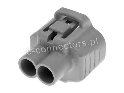 Wtyczka 2 pin szara