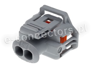 Wtyczka 2 pin szara (zamiennik)