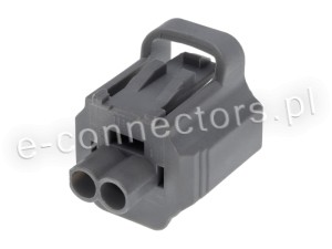 Wtyczka 2 pin szara (zamiennik)