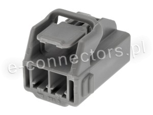 Wtyczka 2 pin szara (zamiennik)