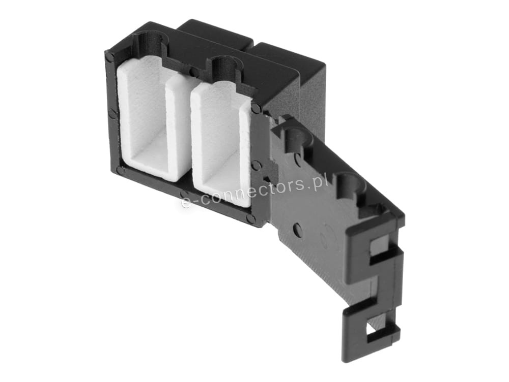 Wtyczka 2 pin czarna (zamiennik)