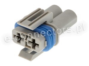 Wtyczka 2 pin szara (zamiennik)