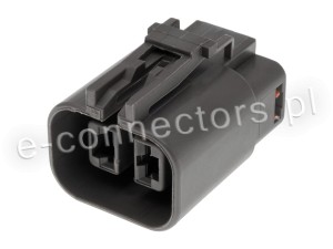 Wtyczka 2 pin szara (zamiennik)