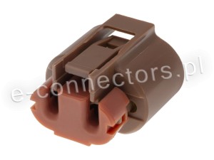Wtyczka 2 pin brązowa (zamiennik)