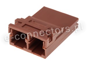 Wtyczka 2 pin brązowa (zamiennik)