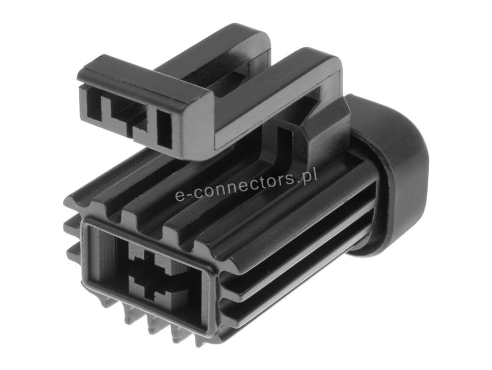 Wtyczka 2 pin czarna (zamiennik)
