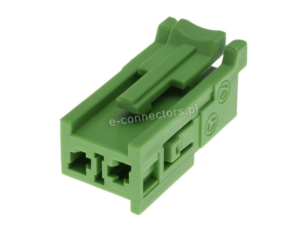 Wtyczka 2 pin zielona (zamiennik)