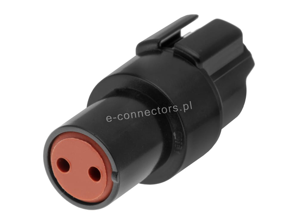 Wtyczka 2 pin czarna (zamiennik)