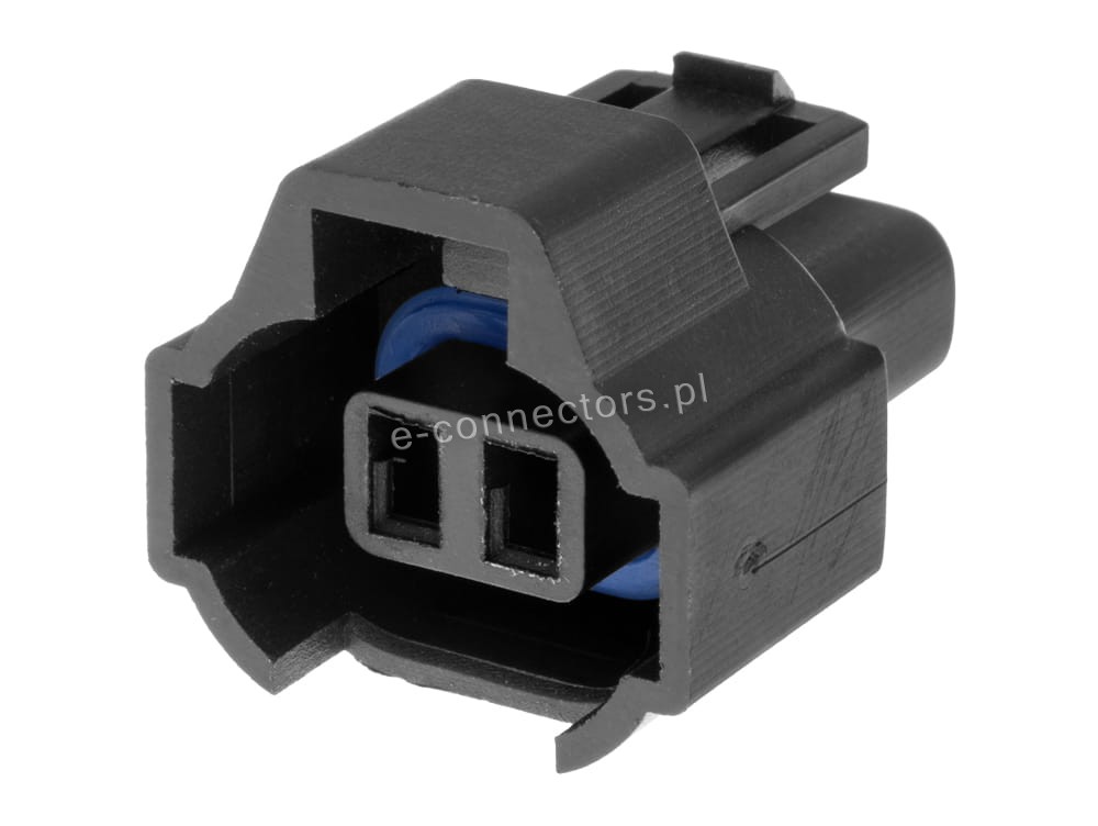 Wtyczka 2 pin czarna (zamiennik)