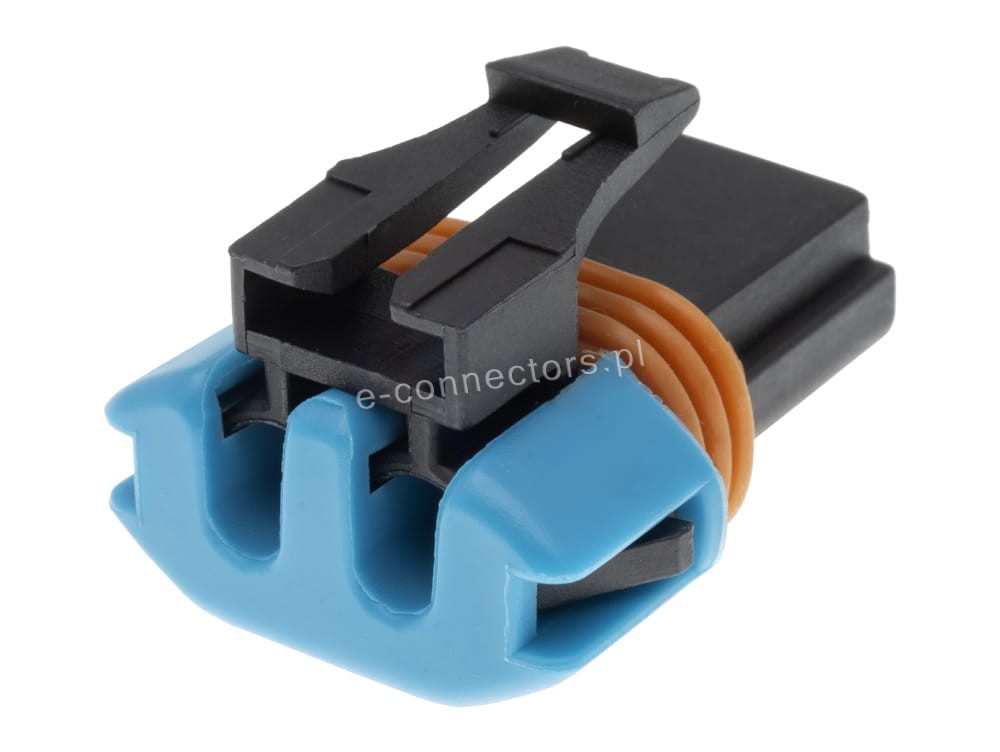 Wtyczka 2 pin czarna (zamiennik)