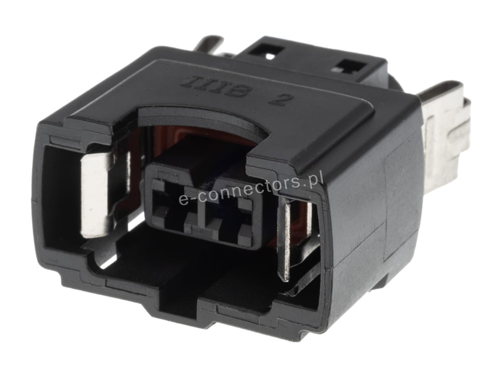 Wtyczka 2 pin czarna (zamiennik)