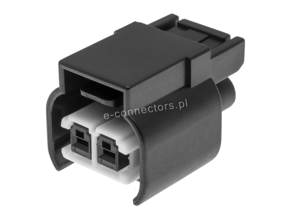 Wtyczka 2 pin czarna (zamiennik)