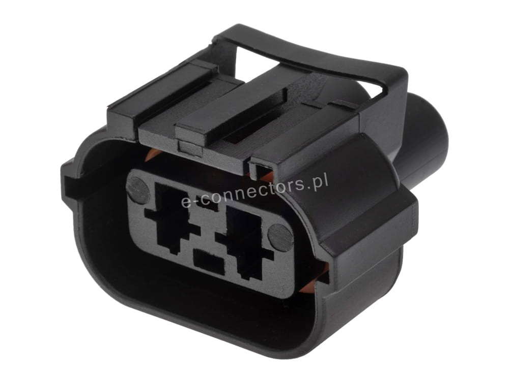 Wtyczka 2 pin czarna (zamiennik)