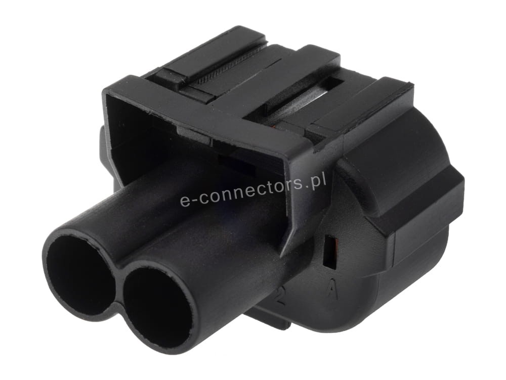 Wtyczka 2 pin czarna (zamiennik)