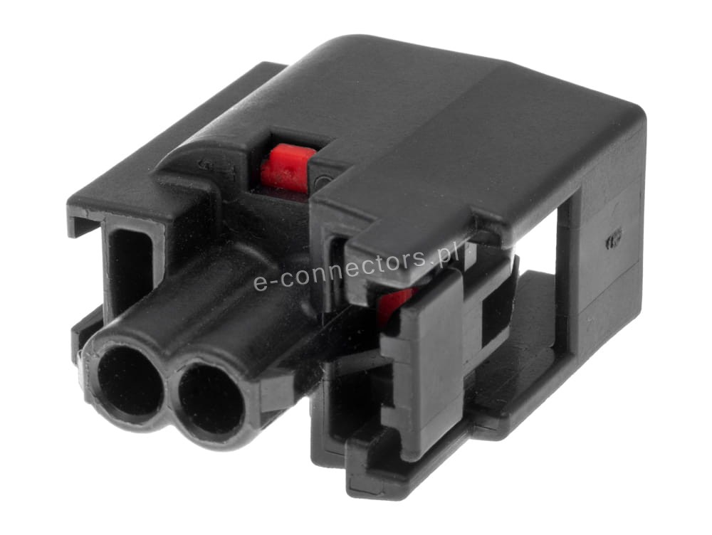 Wtyczka 2 pin czarna (zamiennik)