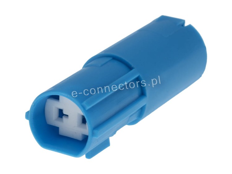 Wtyczka 2 pin niebieska
