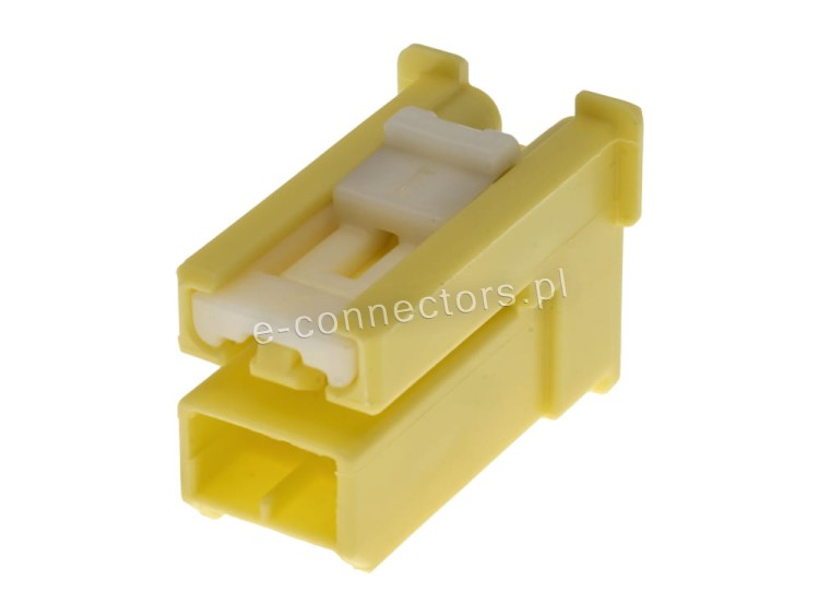 Wtyczka 2 pin żółta