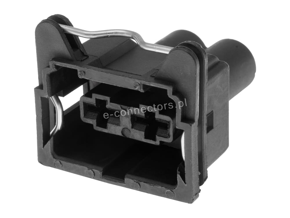 Wtyczka 2 pin czarna (zamiennik)