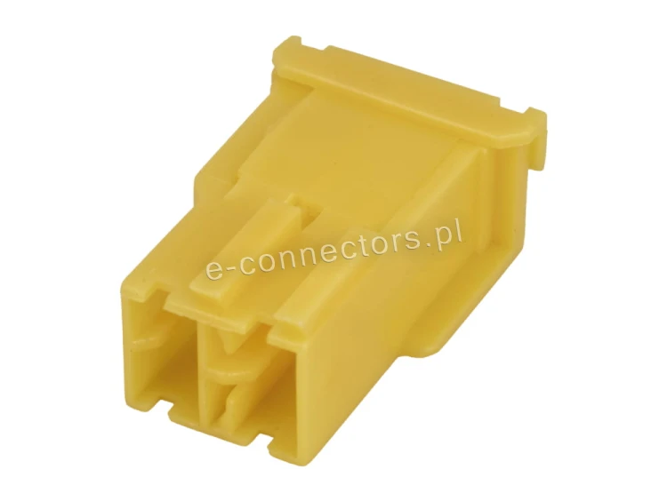 Wtyczka 2 pin żółta