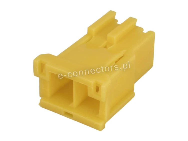 Wtyczka 2 pin żółta