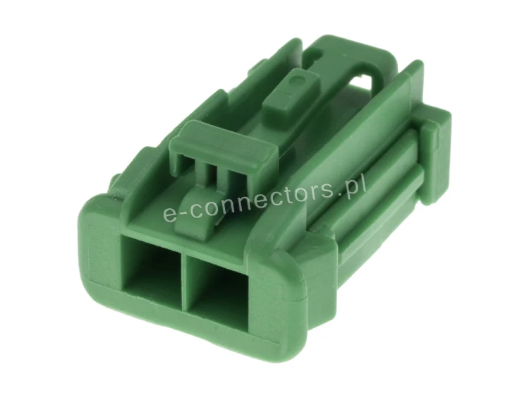 Wtyczka 2 pin zielona