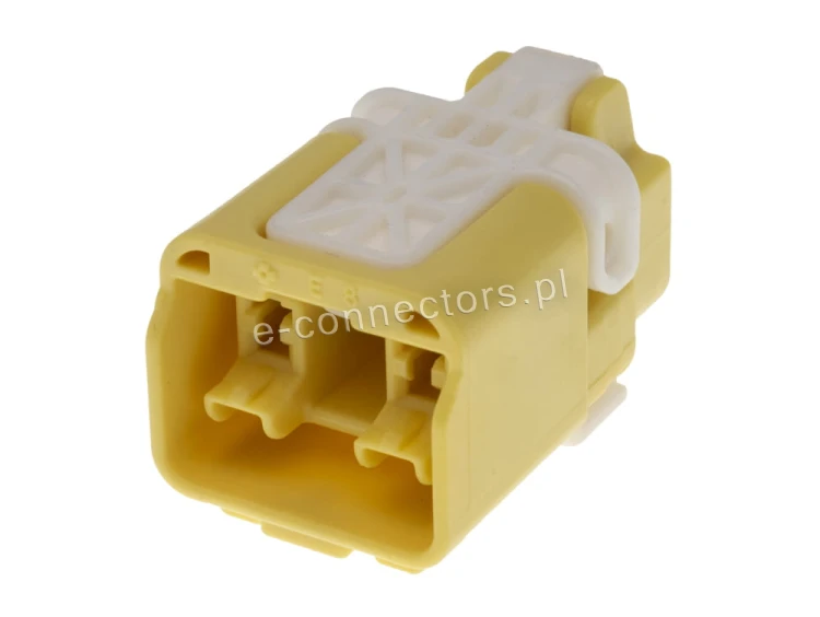 Wtyczka 2 pin żółta